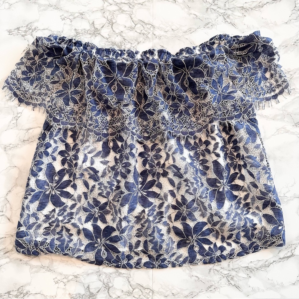 Code Mode | Off-Shoulder Lace Top - Picture 8 of 11